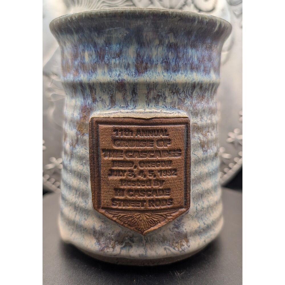 Blue Spruce Pottery Mug • 1992 Cruise of the Cascades • Bend Oregon